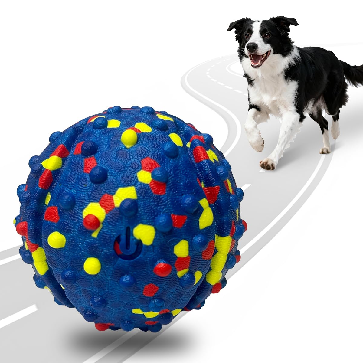 Photo 1 of CAROZEN Rechargeable Interactive Dog Toys, Automatic Moving and Rolling Ball for Dogs, Stimulate & Exercise Your Dog Indoors/Outdoors, Chew Resistant for Small/Medium/Large Breeds to Keep Them Busy