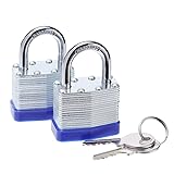 Fu Volante Laminated Steel Key Lock, 1-9/16