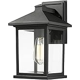 Z-Lite 1 Light Outdoor Wall Light 531M-BK