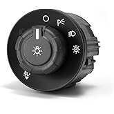 Headlight Switch for 9L3Z11654CA HLS1463 SW6637 1S11241 | 2009-2014 Ford F150,2011-2019 F250 F350 F450 F550 Super Duty,Fog Light Headlight Lamp Switch Control (With Auto Headlights)