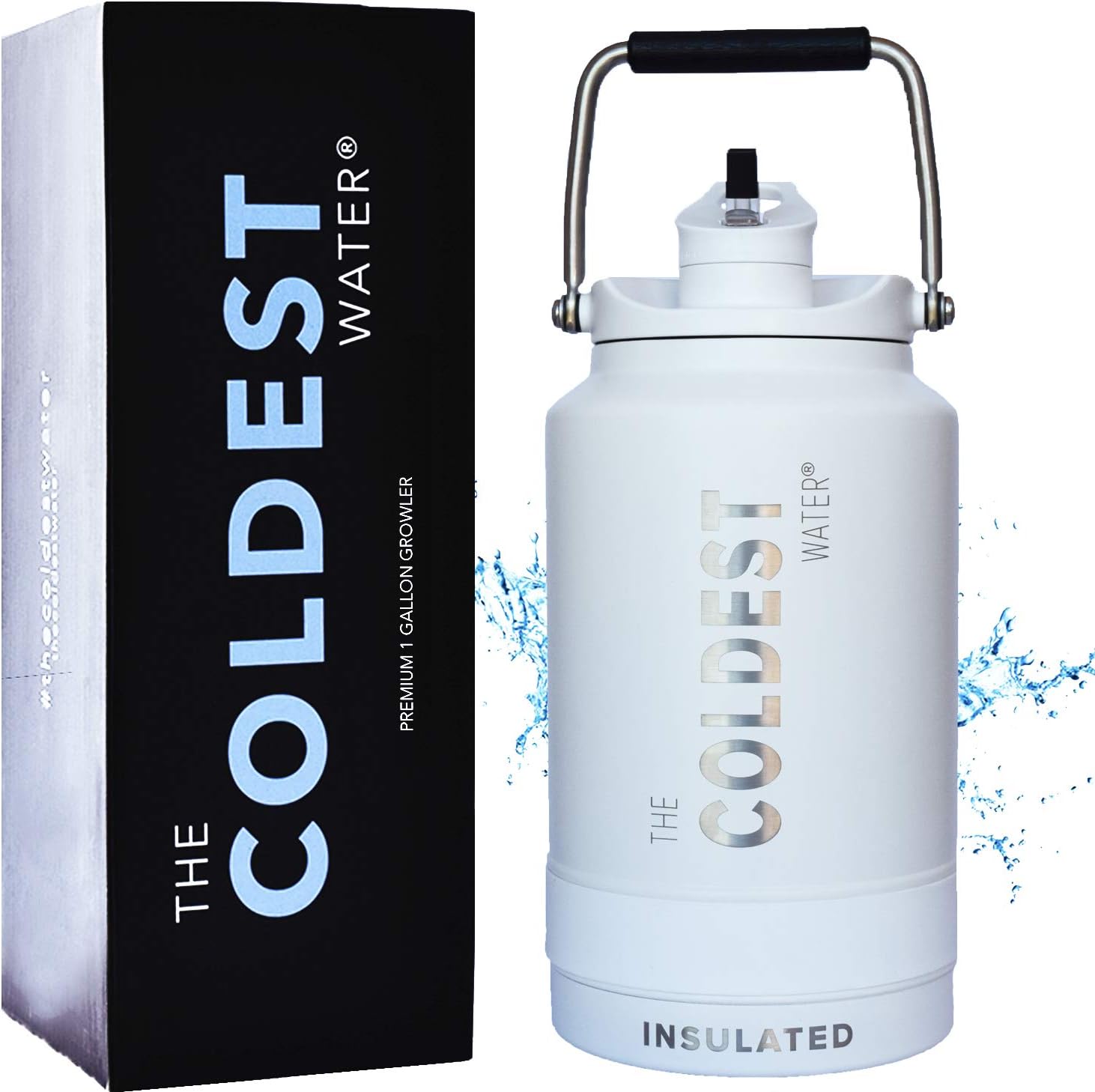 The Coldest Water Vacuum Insulated Stainless Steel One Gallon Jug with