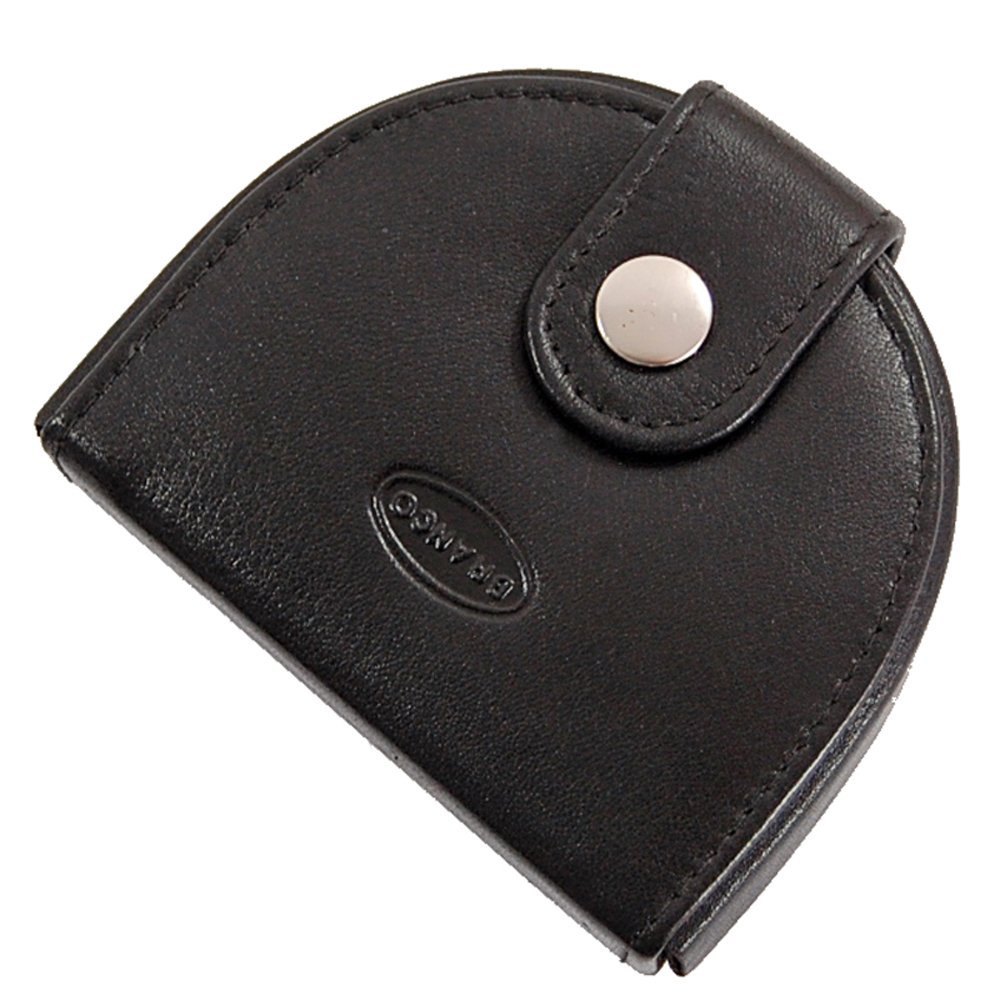 Branco Men's Leather Pouring Purse Coin Purse GoBago, black, S, purse