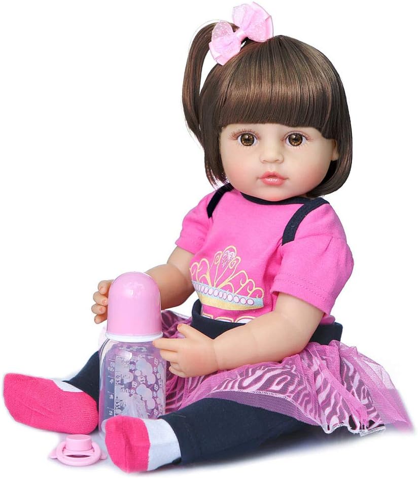 KOCKSHION Realistische Puppe Aus Vinyl - Bewegliches Spielzeug Für Mädchen