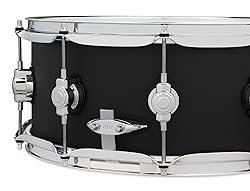 DW Design Series Maple Snare Drum - 6x14, Black Satin