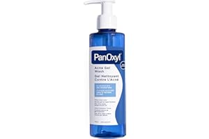 PanOxyl Acne Gel Wash, 2% Salicylic Acid, Moisturizes with Blue Algae and Aloe Vera, Mattifies with Zinc PCA, Nourishes Skin 