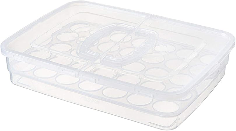 Caja de almacenamiento para huevos, bandeja para el frigorífico