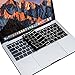 XSKN Russian / English Keyboard Cover Silicone Skin for New Macbook 12 Inch A1534 and New MacBook Pro 13 Inch A1708 (2016 Version, No TouchBar) US EU Layou (Black)