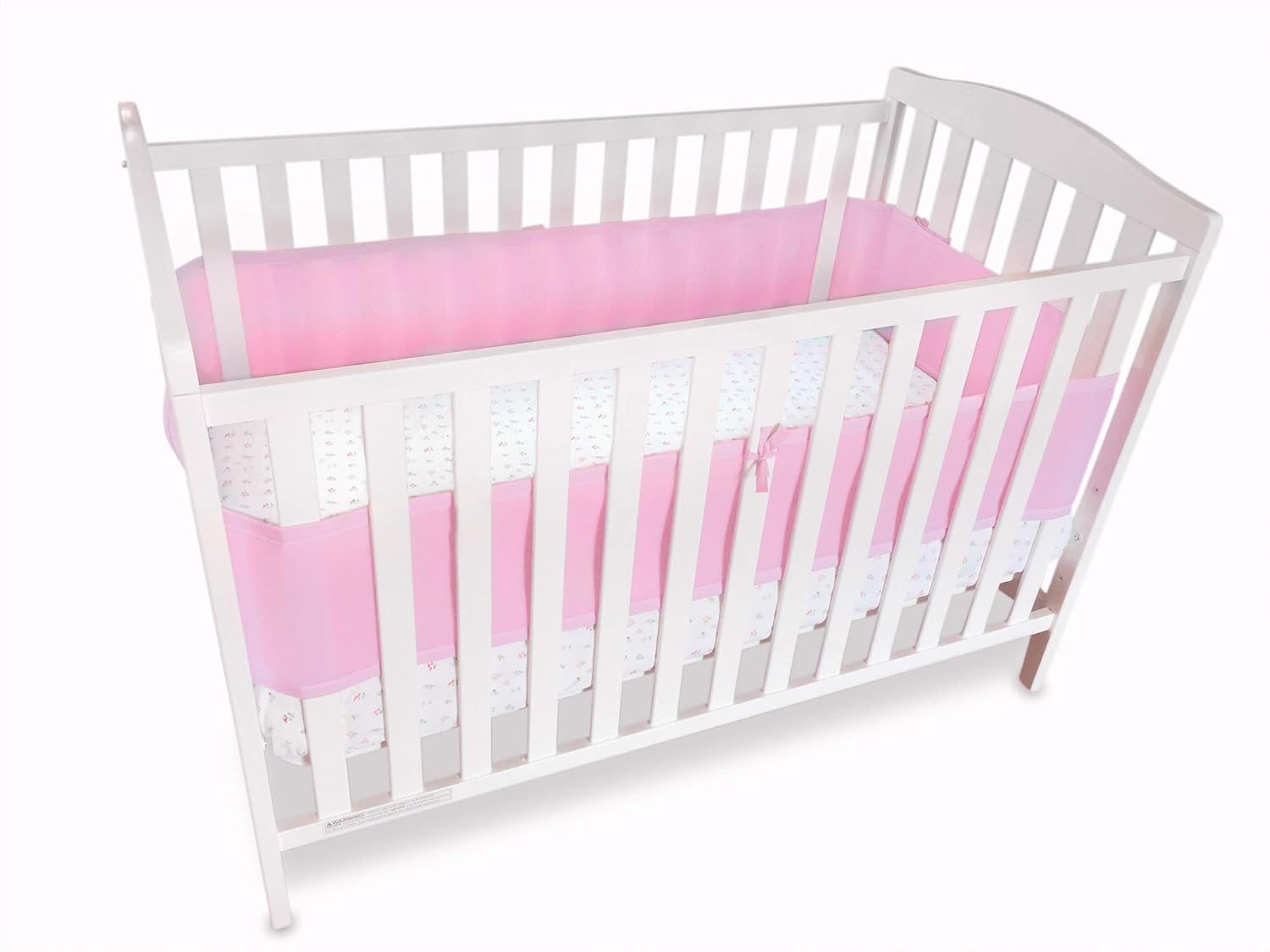mini crib mesh bumper pads