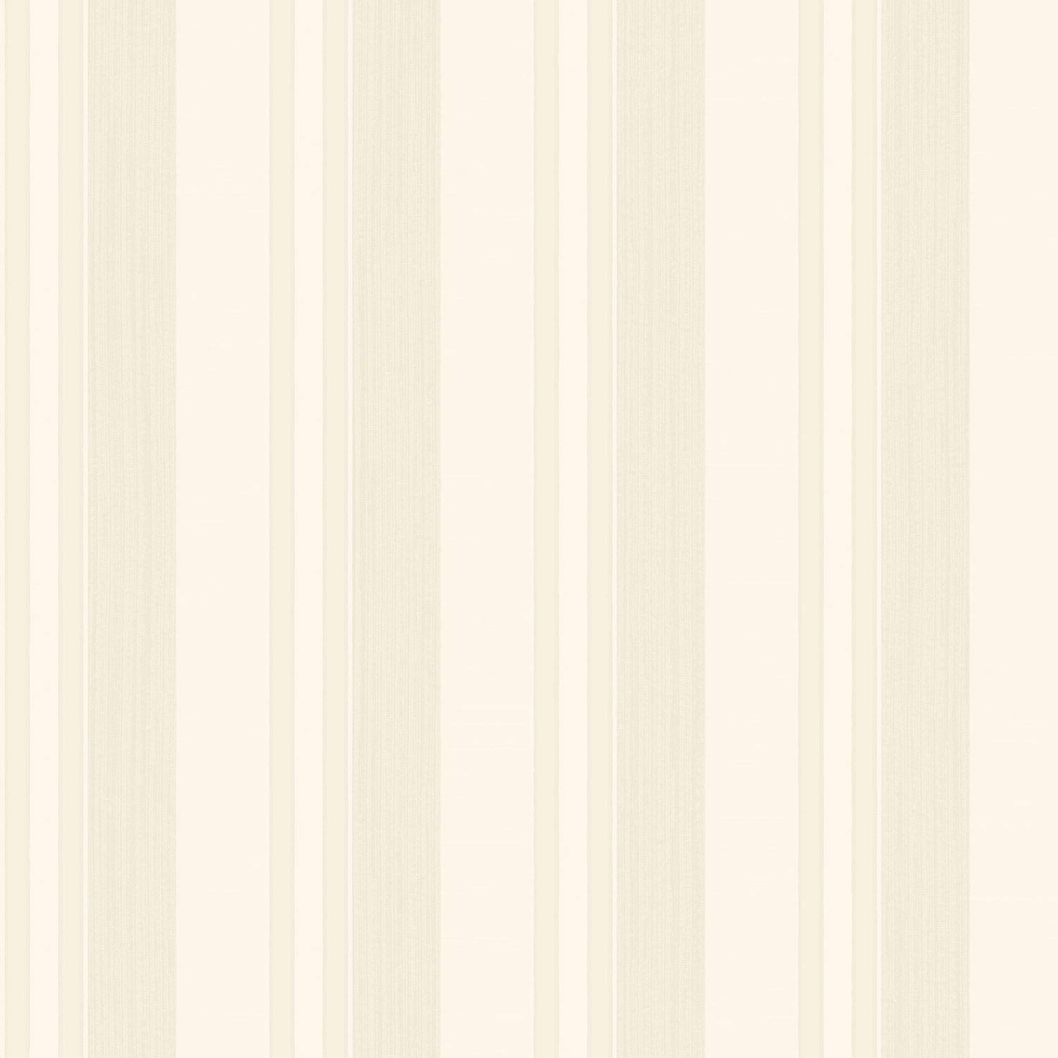 Galerie G67619 Palazzo Textured Varied Stripe Design Wallpaper, Cream, 10m x 53cm