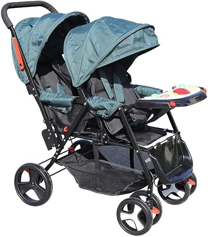 double pram suitable from birth