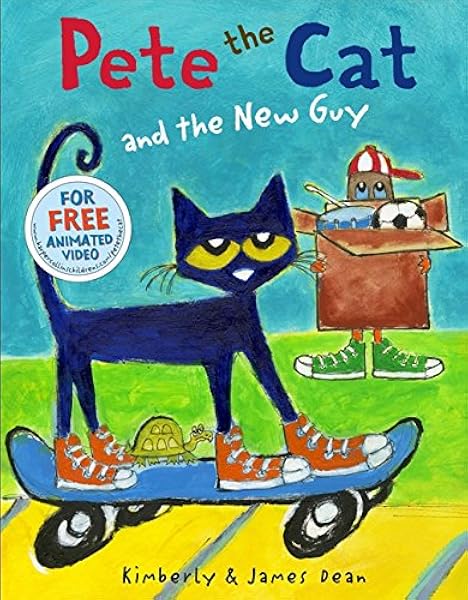 Pete the Cat and the New Guy: Dean, James, Dean, Kimberly, Dean, James:  9780062275608: Amazon.com: Books