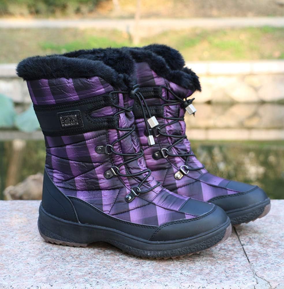 purple snow boots womens
