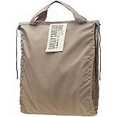 SARELLY, Waterproof Wabi Tote Bag, purse for women with 2 Compartments, Convertible, Ultra-Lightweight, Beige