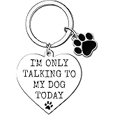 Celaqiu Dog Lovers Gifts for Women Men Dogs Keychain Best Gifts for Dog Owners Christmas Birthday Gift for Dogs Lovers Keychain for Puppy Mom Dad