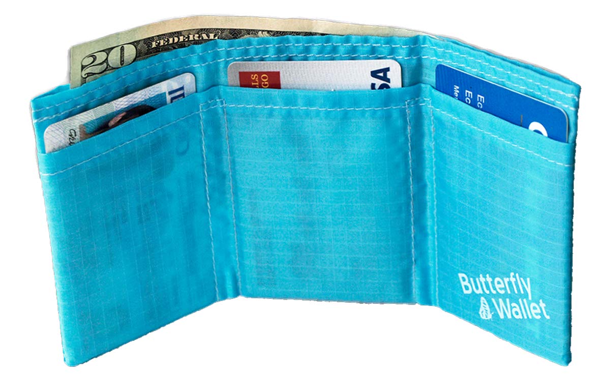 Butterfly Wallet World's Lightest Thinnest Trifold Minimalist Wallet