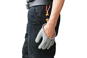 Inf-way Fishing Glove with Magnet Release, Fisherman Professional Catch Fish Gloves Cut&Puncture Resistant with Magnetic Hooks Hunting Glove