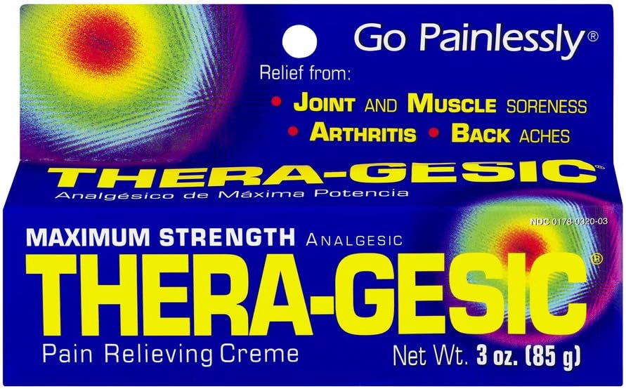 Thera-Gesic Pain Relieving Cream 3 Oz, Pack of 18