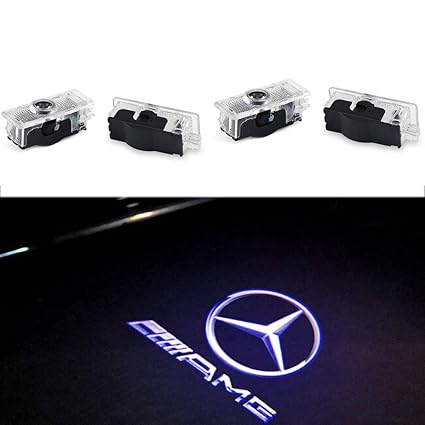 ZHANGNA 4 Piezas Car Puerta Logo Proyector Bienvenido Ghost Sombra ...