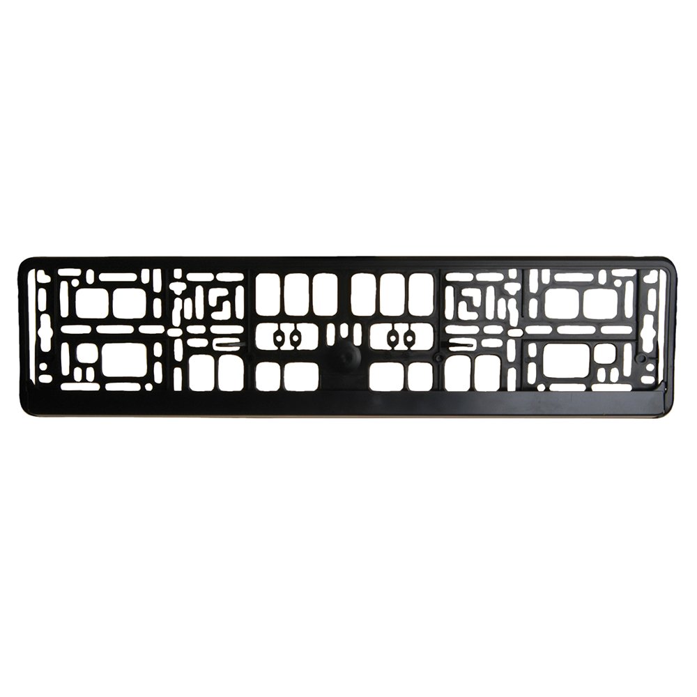 Unitec 84527 Bracket Licence Plate - Black