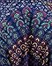 Mens Womens Harem Pants - Mandala Style (Blue White Binary)