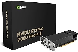 NVIDIA RTX PRO 2000 Blackwell Professional Workstation GPU — 16GB GDDR7 ECC | 4352 CUDA Cores | 4th Generation Tensor & RT Co