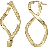Bony Levy - 14K Yellow Gold Oversized Open Twist Hoop Earrings