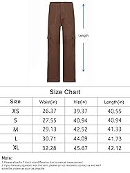 QYANGG High Waist Cargo Pants Women Stretch Baggy