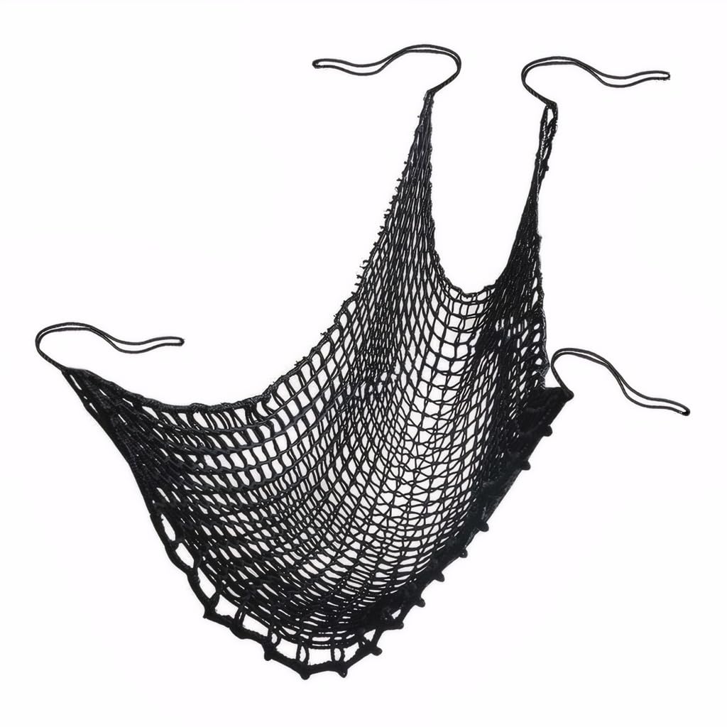 Photo 1 of Climbing Cargo Net for Kids - Double Layers Heavy Duty Playground Safety Net, Outdoor Climbing Net for Treehouse Accessories, Backyard, Jungle Obstacle Training & Adventure(9.8x9.8ft),Black