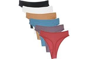 Yuamose High Waist Postpartum Underwear & C-Section Recovery Maternity Panties Cotton Thongs For Women 6 Pack