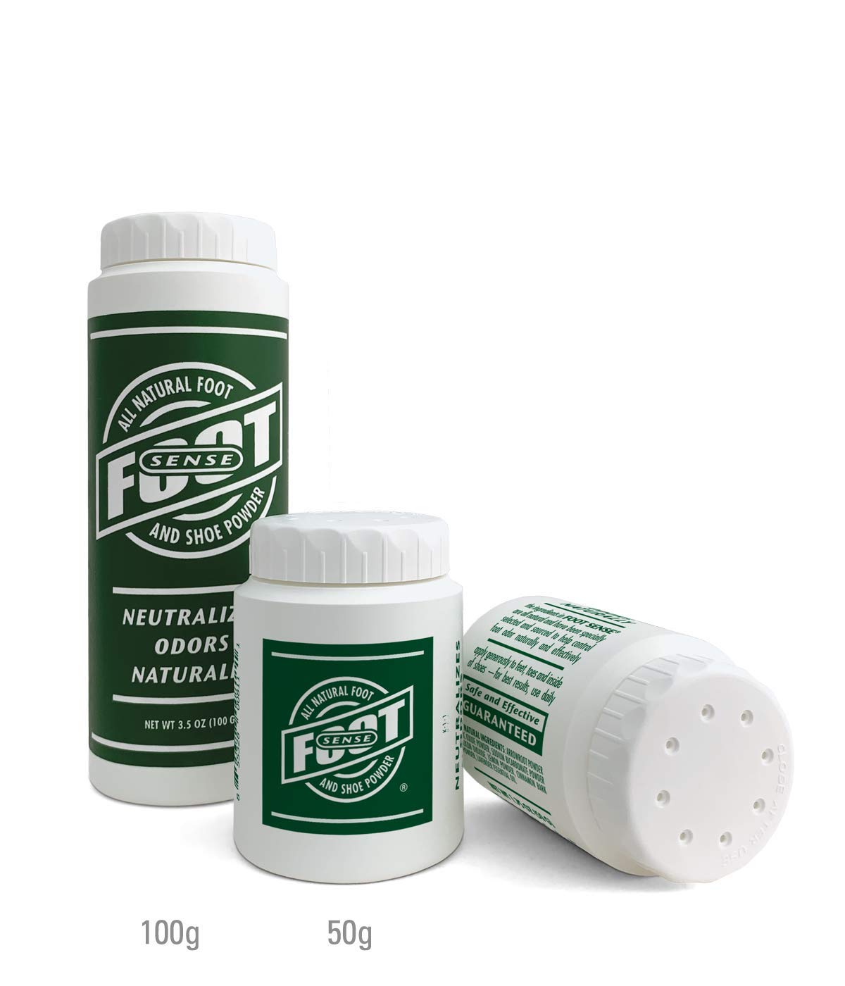 Natural Shoe Deodorizer Powder, Foot Odor Eliminator & Body Powder- for Smelly Shoes, Stinky Feet, Body Freshener. Use on Kids & Adults. Talc Free, Made in USA - FOOT SENSE (4 Pack - 50G) : Beauty