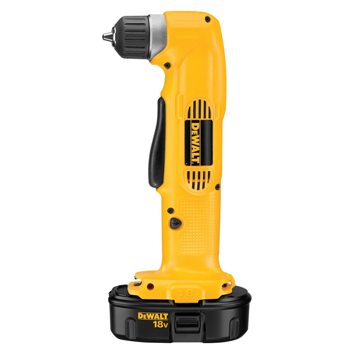 DEWALT DW960K2 HeavyDuty 3/8Inch 18Volt NiCad Cordless Right Angle