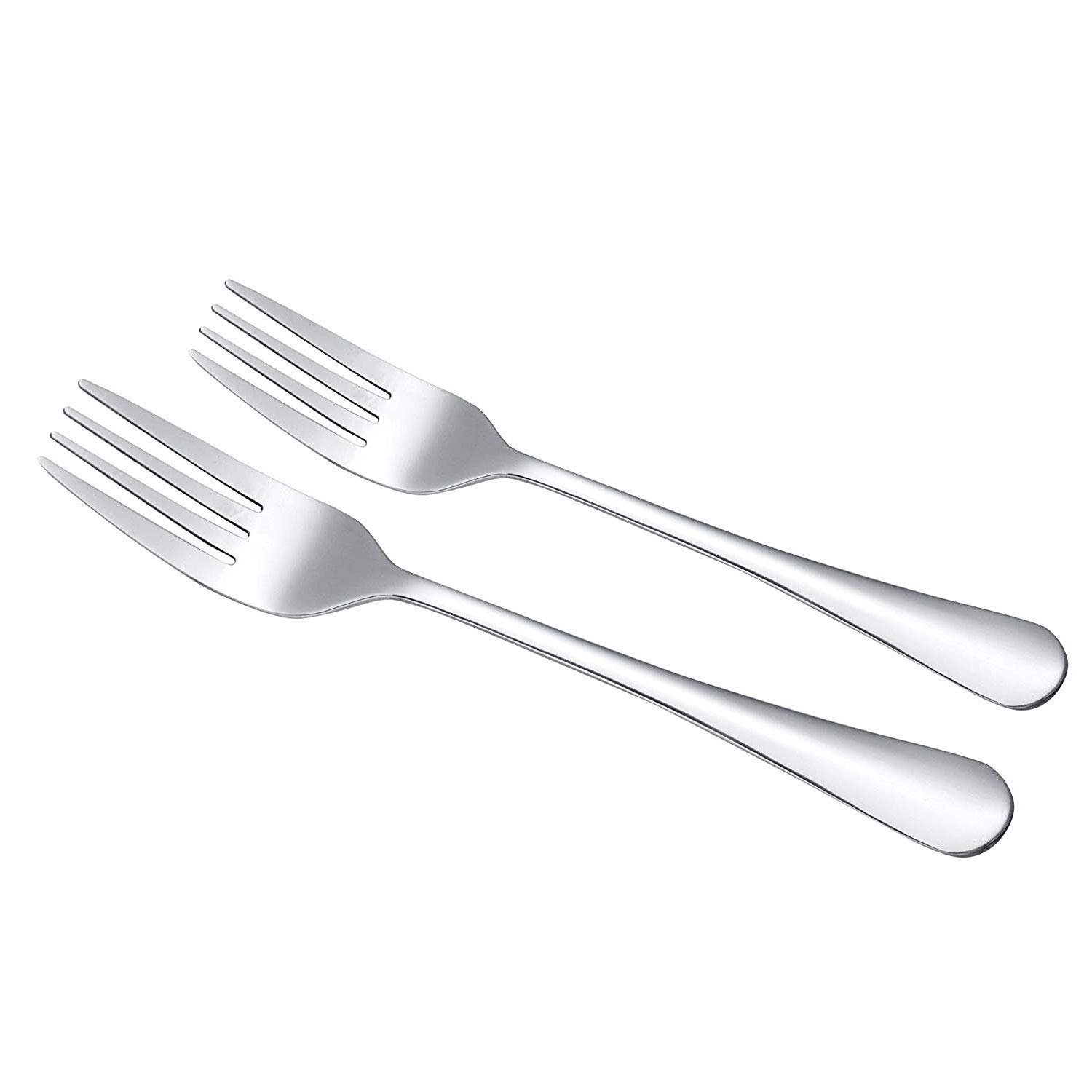 TaNaT 48 Piece Flatware Set Stainless Steel Serving Set Durable Hostess Serving Utensil Service for 8, Western Tableware with Smooth Round Edge,Dishwasher Safe,Daily Use