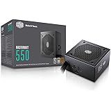 MasterWatt 550 Watt Semifanless Modular Power Supply, 80 PLUS Bronze Certified Power Supply for Computers
