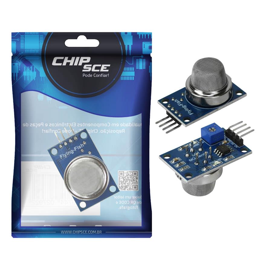 CHIPSCE, 010-0143, Modulo Sensor de Gás Mq-5 Natural