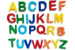Magnetic Alphabet Letters, 26 Pcs Multicolor Fridge Alphabet Magnet Set