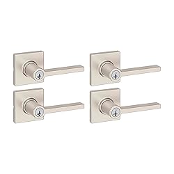 Kwikset Casey Entry Door Handle with Lock and