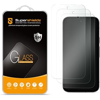 Supershieldz (3 Pack) Designed for Google Pixel 10a Tempered Glass Screen Protector, Anti Scratch, Bubble Free