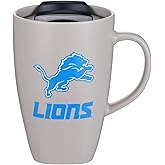 The Memory Company | Licensed NFL 15oz Square Mug with Logo,Detroit Lions