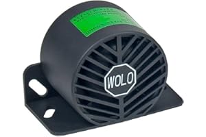 Wolo (BA-550) Intelligent Alarm Back-Up Alarm, Black