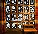 354PCS Christmas Snowflake Window Clings Decorations - Xmas Stickers Decals Ornaments