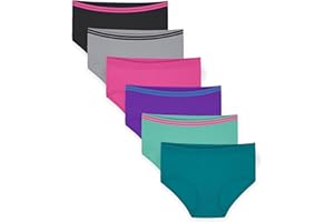 Fruit of The Loom Girls Assorted Seamless BriefsBriefs