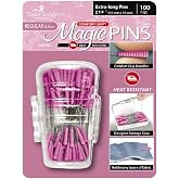 Magic Pins Flat Head Extra Long - 100 Pieces