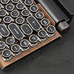 Retro Typewriter Keyboard, Mechanical Bluetooth