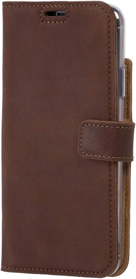 SURAZO Leather Wallet Mobile Phone Case Compatible with iPhone 11 Pro Max, Flip & Fold Smartphone Case with Stand - Image 5