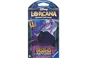 Ravensburger Disney Lorcana TCG: Ursula's Return Assorted Single Booster Pack (12 Cards) | Collectible Trading Cards | Ideal for Disney Fans & TCG Players | Suitable for Ages 8+