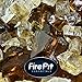 Dakota - Fire Glass Blend for Indoor and Outdoor Fire Pits or Fireplaces | 10 Pounds | 1/2 Inch