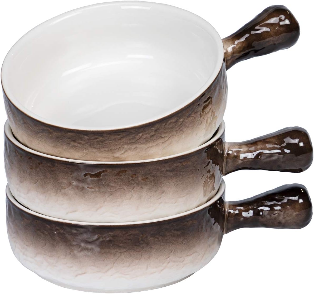 AQUIVER 21 Oz French Onion Soup Bowls Porcelain Water