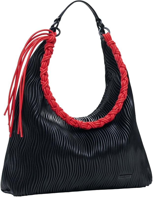 Schultertasche Litio Black Samarra Shoulder Bag Black schwarz