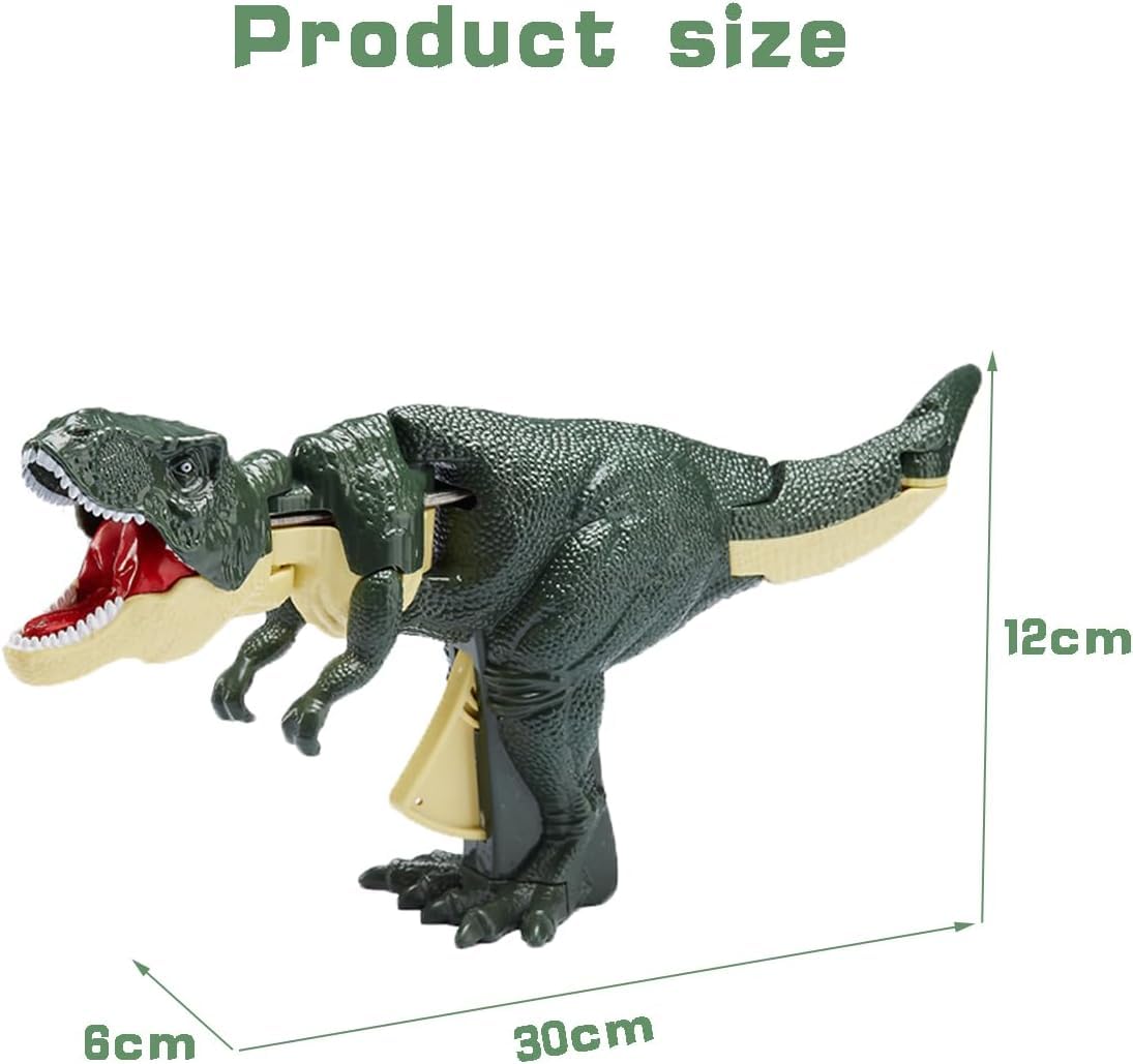 Dinosaurio Zazaza Dino Zaza -2024 Funny Dinosaur Toys, Trigger The T-Rex, Dinosaur Chomper Toys, Dino Grabber Toy, Dinosaur Snapper Novelty Gag Toy Prank Toy (Green)