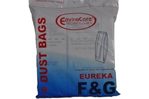 EnviroCare Replacement Premium Vacuum Cleaner Dust Bags made to fit Eureka F&G Uprights 9 bags